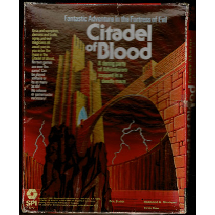 Citadel of Blood (wargame de SPI en VO) 001