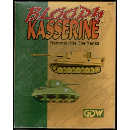 Bloody Kasserine - Rommel hits the Yanks (wargame de GDW en VO) 001