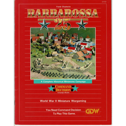 Barbarossa 25 - Campaign Module (jeu de figurines Command Decision en VO) 001