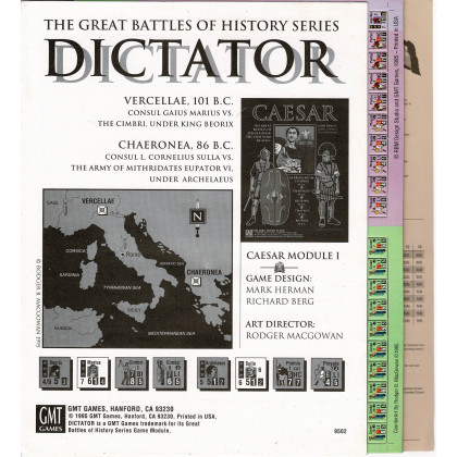 Dictator - The Great Battles of History Series (module wargame de GMT en VO) 002
