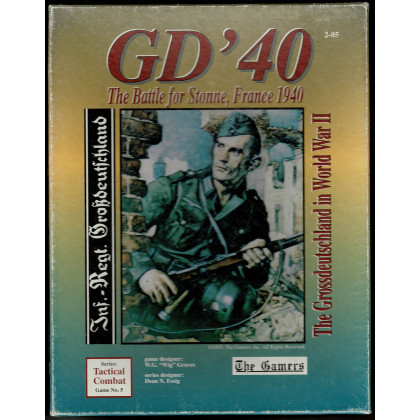GD'40 - The Battle for Stonne, France 1940 (wargame The Gamers en VO) 001