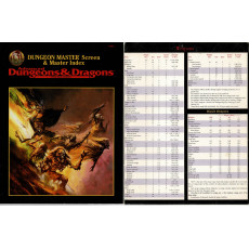 Dungeon Master Screen & Master Index (jdr AD&D 2e édition révisée en VO)
