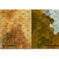 Battletech - 2 plateaux de jeu (jeu de stratégie de Fasa en VO)