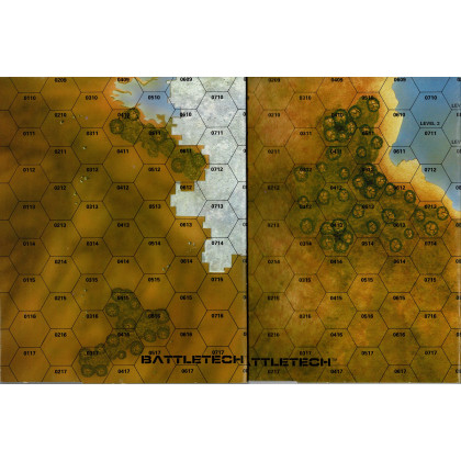 Battletech - 2 plateaux de jeu (jeu de stratégie de Fasa en VO) 006