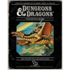 Donjons & Dragons - Livret Master DM's Book (jdr D&D 1ère édition en VO)