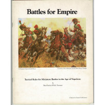 Battles for Empire - Tactical Rules (livret règles jeu de figurines napoléonien en VO)