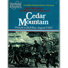 Strategy & Tactics N° 86 - Cedar Mountain 1862 (magazine de wargames & jeux de simulation en VO)