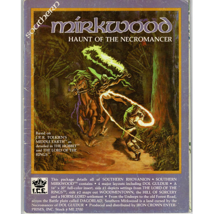 Southern Mirkwood (jdr MERP d'Iron Crown Enterprise en VO) 001