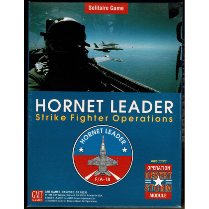 Hornet Leader + Operation Desert Storm Module (wargame solitaire de GMT en VO) 001