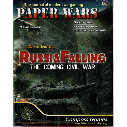 Paper Wars 85 - Wargame Russia Falling (magazine de Compass Games en VO) 001
