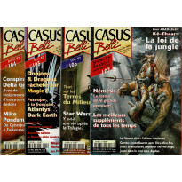 Lot Casus Belli N° 104-105-106-107 sans encarts (magazines de jeux de rôle)