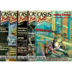 Lot Casus Belli N° 84-85-86-87-88 sans encarts (magazines de jeux de rôle)