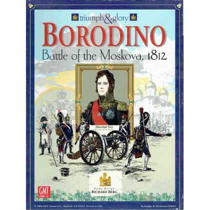 Borodino - Battle of the Moskova 1812 (wargame GMT) 001