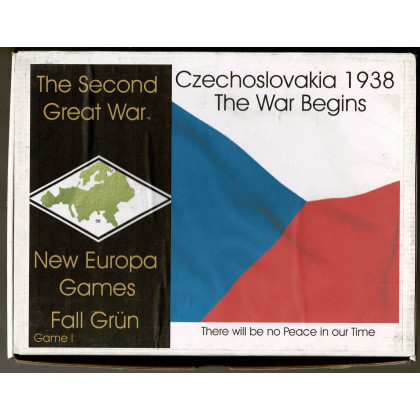 Fall Grün - Czechoslovakia 1938 (wargame de New Europa Games en VO) 001