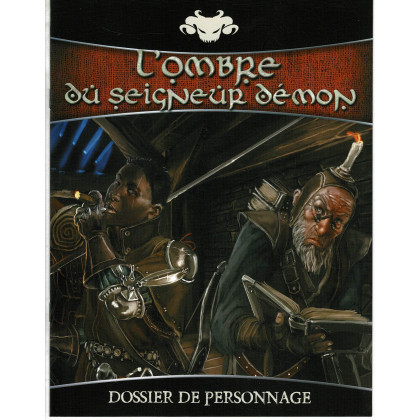 L'Ombre du Seigneur Démon - Lot 5 Dossiers de Personnage (jdr de Black Book Editions en VF) L178