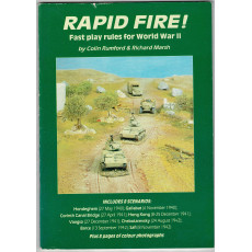 Rapid Fire ! - Fast Play Rules for World War II (jeu de figurines en VO)