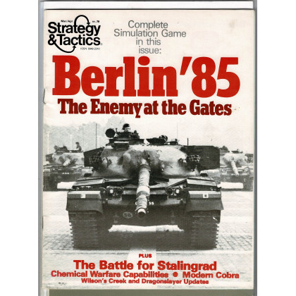 Strategy & Tactics N° 79 - Berlin '85 (magazine de wargames en VO) 001