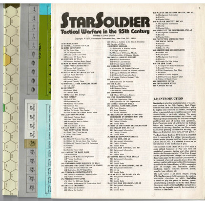 StarSoldier - Tactical Warfare in the 25th Century (wargame ziploc de SPI en VF) 001