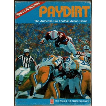 Paydirt - The Authentic Pro Football Action Game (jeu de stratégie d'Avalon Hill en VO) 001