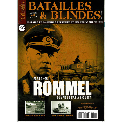 Batailles & Blindés N° 25 (Magazine Histoire de la guerre mécanisée) 001