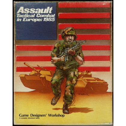 Assault - Tactical Combat in Europe : 1985 (wargame de GDW en VO) 001