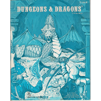 D&D Basic Set - Livret de règles (jdr D&D 1ère édition de 1978 en VO) 001