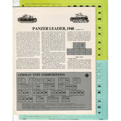 Panzer Leader 1940 (wargame d'Avalon Hill en VO) 001