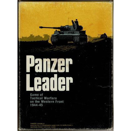 Panzer Leader - Game of Tactical Warfare on the Western Front 1944-45 (wargame Avalon Hill en VO) 001