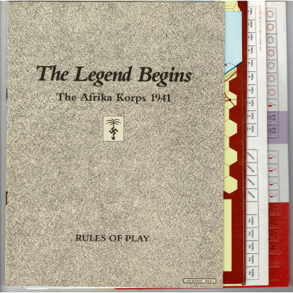 The Legend begins - The Afrika Korps, 1941 (wargame ziploc de Rhino Game Company en VO) 001