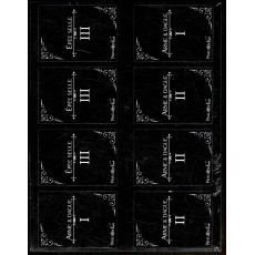 Pavillon Noir 2e édition - Lot de jeux de cartes (jdr de Black Book Editions en VF)