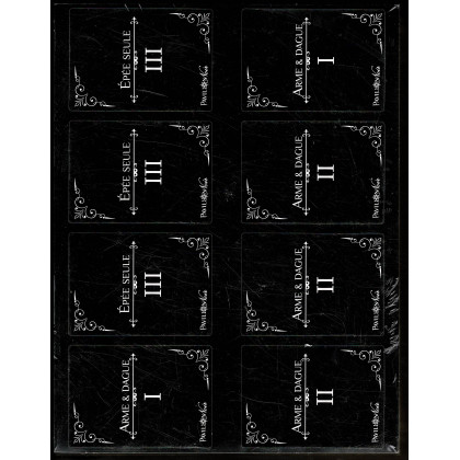 Pavillon Noir 2e édition - Lot de jeux de cartes (jdr de Black Book Editions en VF) 001