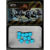 AT 43 - U.N.A. Dice Set (dés jeu de figurines Rackham)