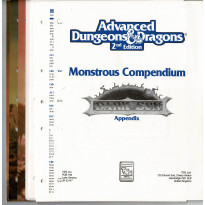 Dark Sun - Monstrous Compendium Appendix 1 (jdr AD&D 2 en VO)