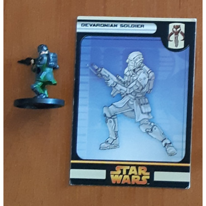 Human Mercenary (figurine jeu Star Wars Miniatures en VO) 001