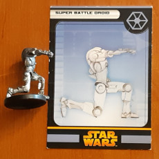 Super Battle Droid (figurine jeu Star Wars Miniatures en VO)