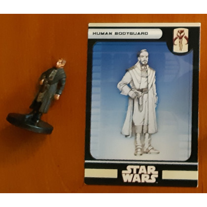 Human Bodyguard (figurine jeu Star Wars Miniatures en VO) 001