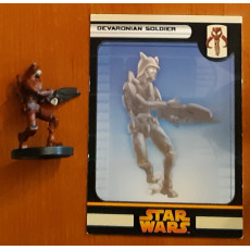 Devaronian Soldier (figurine jeu Star Wars Miniatures en VO)