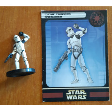 Clone Trooper Grenadier (figurine jeu Star Wars Miniatures en VO)
