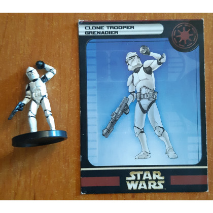 Clone Trooper Grenadier (figurine jeu Star Wars Miniatures en VO) 001
