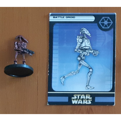 Battle Droid (figurine jeu Star Wars Miniatures en VO) 001