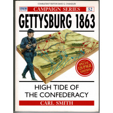 52 - Gettysburg 1863 (livre Osprey Campaign Series en VO)