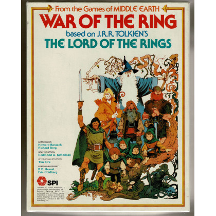 War of The Ring - The Lords of the Rings (wargame de SPI en VO) 002