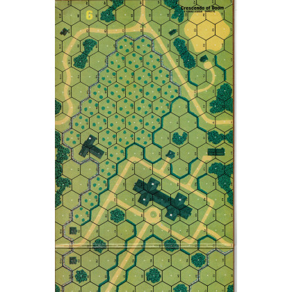 Squad Leader - Mapboard N° 6 (wargame Advanced Squad Leader d'Avalon Hill ) 001