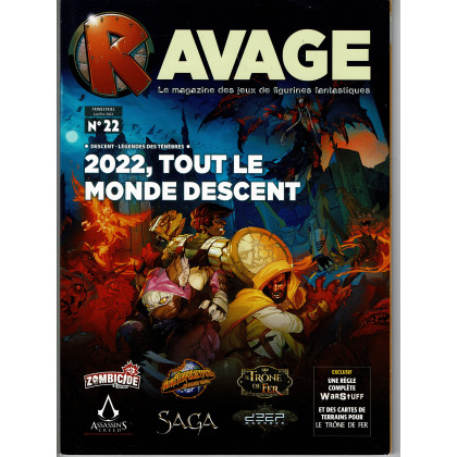 Ravage N° 22 (le Magazine des Jeux de Figurines Fantastiques) 001