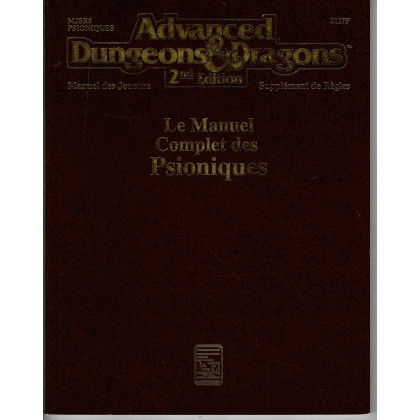 MJSR5 Le Manuel Complet des Psioniques (jdr AD&D 2e édition en VF) 010