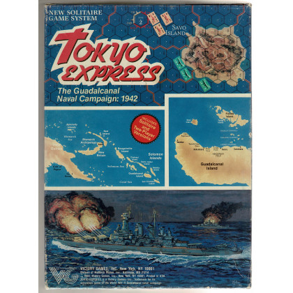 Tokyo Express - The Guadalcanal Naval Campaign 1942 (wargame solitaire de Victory Games en VO) 001