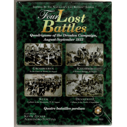 Four Lost Battles 1813 (wargame d'OSG en VO) 002