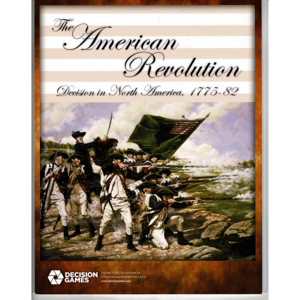 The American Revolution - Decision in North America, 1775-82 (wargame ziploc de Decision Games en VO) 001