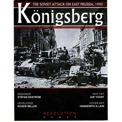 Königsberg - The Soviet Attack on East Prussia, 1945 (wargame ziploc de Revolution Games en VO) 001