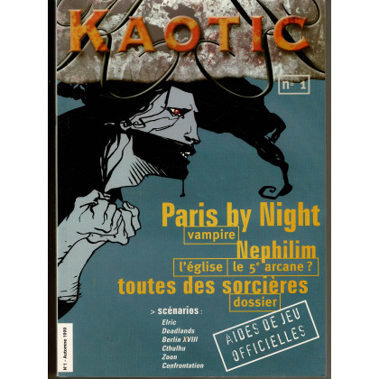 Kaotic N° 1 (magazine de jeux de rôles en VF) 003